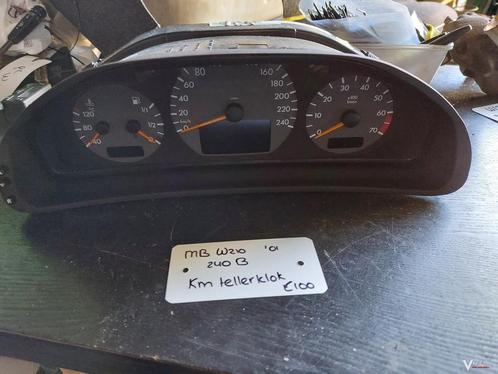 MB W210 240 benzine  km tellerklok  '01, Auto-onderdelen, Dashboard en Schakelaars, Gebruikt, Ophalen of Verzenden