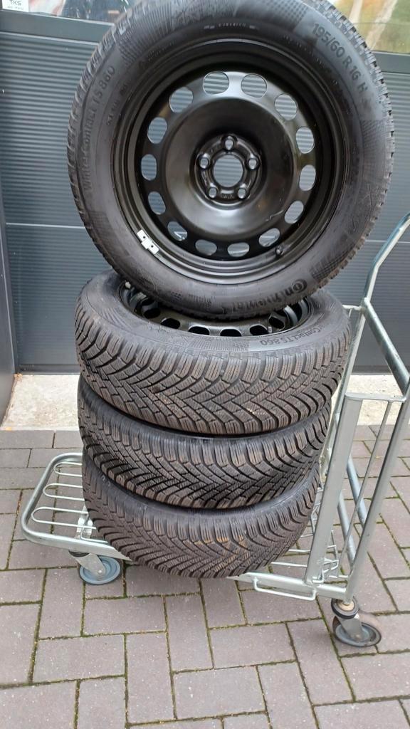 Winterbanden t-cross taigo kamiq arona  195 60 16 velgen, Auto-onderdelen, Banden en Velgen, Banden en Velgen, Winterbanden, 16 inch