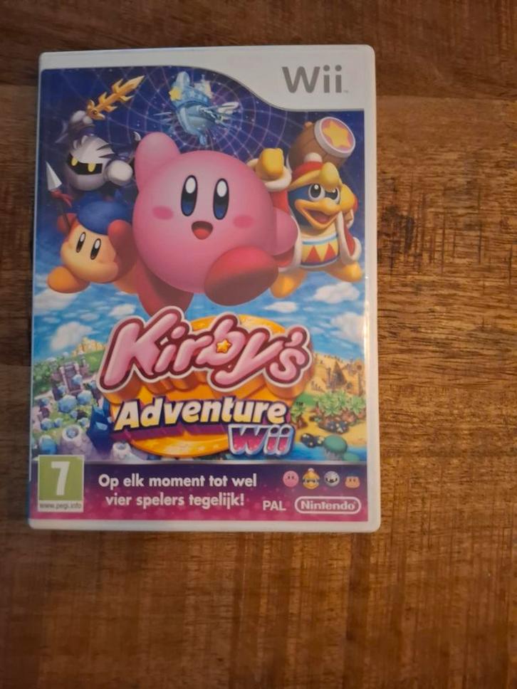 Nintendo wii Kirby s Adventure wii, Spelcomputers en Games, Games | Nintendo Wii, Zo goed als nieuw, Avontuur en Actie, 3 spelers of meer