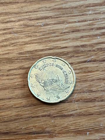 Cyprus 20 eurocent uit 2008 beschikbaar voor biedingen