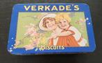 Verkade Blik Trommel, Verzamelen, Blikken, Ophalen of Verzenden, Gebruikt, Koek(jes), Verkade