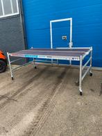 Stukadoors werkplatform 250x135 cm, Ophalen, Zo goed als nieuw, Rolsteiger of Kamersteiger, 5 meter of hoger