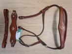 Marjoman hackamore bitlooshoofdstel COB bruin/goud, Dieren en Toebehoren, Paarden en Pony's | Hoofdstellen en Tuigage, Ophalen of Verzenden