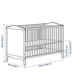 Ikea baby bedje ZGAN incl matras, Kinderen en Baby's, Kinderkamer | Bedden, Ophalen of Verzenden, Zo goed als nieuw, Minder dan 140 cm