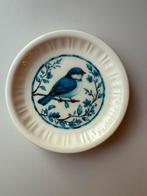 Vintage Queen’s Garden porseleinen wandbordje vogel op tak, Ophalen of Verzenden
