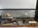 Glazen terrarium 100x40x50 cm + inrichting, Dieren en Toebehoren, Zo goed als nieuw, Hok, Hamster, 75 tot 110 cm