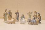 11 stuks Vintage porseleinen kerststal figuren 48320, Ophalen of Verzenden, Gebruikt