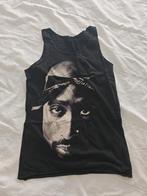 2pac hemd 100% katoen maat M, Tupac, Zwart, Gedragen, Verzenden