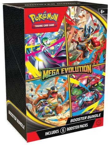 Pokémon Mega Evolution Booster Bundle (6 packs) – Nieuw beschikbaar voor biedingen