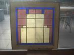 Glas in lood raam. Art Deco, Ophalen of Verzenden