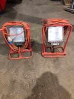 Halogeen lampen ouderwets van de brandweer., Ophalen of Verzenden, Gebruikt, Lamp met armatuur