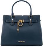 Michael Kors Leren Handtas Blauw, Sieraden, Tassen en Uiterlijk, Tassen | Damestassen, Ophalen of Verzenden, Zo goed als nieuw