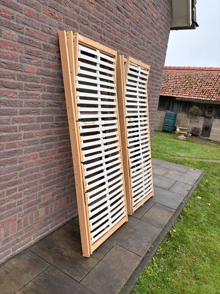 Lattenbodem - Bedbodem, Huis en Inrichting, Slaapkamer | Matrassen en Bedbodems, Gebruikt, Bedbodem, 80 cm, 200 cm, Tweepersoons