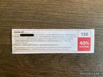 Kortingsbonnen (40%) in omschrijving de sauna’s (KWF), Tickets en Kaartjes, Kortingen en Cadeaubonnen, Twee personen, Kortingsbon