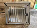 Hevermann Alu-Hundebox volledig aluminium auto-hondenkennel, Ophalen, Gebruikt