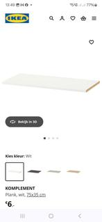 Pax plank en kledingroede komplement Ikea, Huis en Inrichting, Kasten | Kledingkasten, Ophalen, Zo goed als nieuw, 50 tot 100 cm