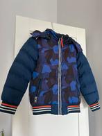 Blauwe Winterjas met Capuchon - Maat 110, Ophalen of Verzenden, Gebruikt, Jongen, Jas