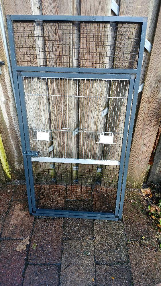 Aluminium panelen, Dieren en Toebehoren, Vogels | Hokken en Kooien, Zo goed als nieuw, Vogelkooi, Aluminium, Ophalen