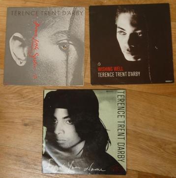 4x Singles 45 toeren  TERENCE TRENT D'ARBY beschikbaar voor biedingen