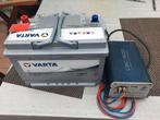 Lbc 412-B acculader met Varta AGM accu 70Ah tbv mover, Caravans en Kamperen, Ophalen, Gebruikt