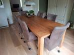 Mooie eettafel voor 8 personen, Huis en Inrichting, Ophalen, 200 cm of meer, 50 tot 100 cm, Zo goed als nieuw