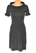 Twinset stijlvolle jurk, grijs, Mt. XS, Kleding | Dames, Twinset, Verzenden, Zo goed als nieuw, Knielengte