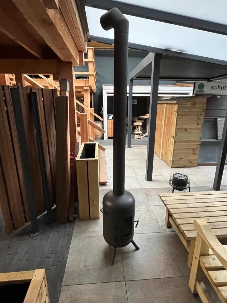 kachel buiten, Tuin en Terras, Tuinhaarden, Zo goed als nieuw, Ophalen