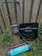 (hand) grasmaaier gardena met grasvangzak, Tuin en Terras, Grasmaaiers, Kooimesmaaier, Ophalen, Gebruikt, Gardena