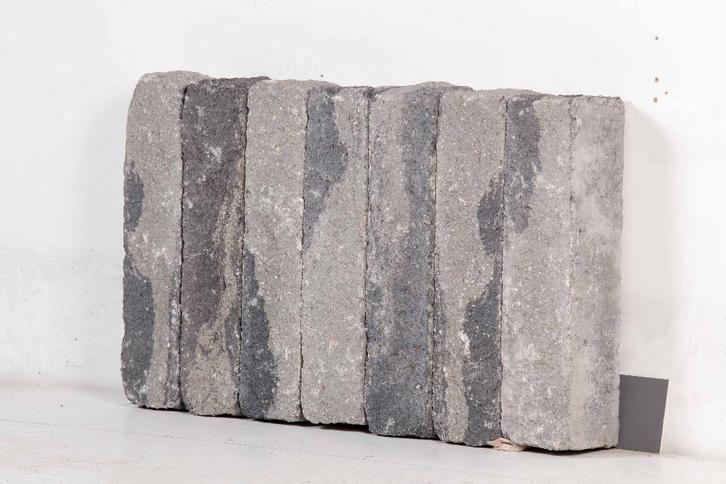 Palissade splitton 12x12x100 cm matterhorn (restantpartij), Tuin en Terras, Bielzen en Borders, Nieuw, Blok, Beton, Minder dan 25 cm