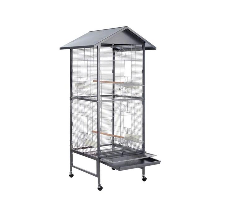 Kamer Volière Paradiso - 60 x 60 x 168 CM Vogel Vogelkooi, Dieren en Toebehoren, Vogels | Hokken en Kooien, Nieuw, Vogelkooi, Metaal