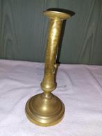 oude koperen schuifkandelaar, jaren 1800, Ophalen of Verzenden