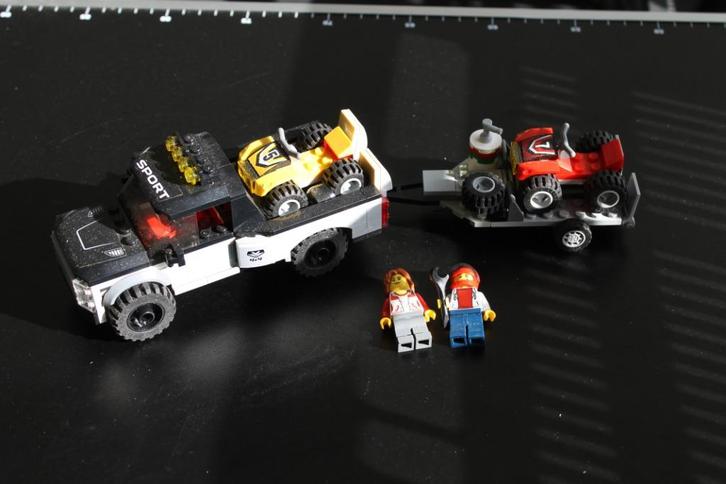 lego city. quad raceteam 60148, Kinderen en Baby's, Speelgoed | Duplo en Lego, Zo goed als nieuw, Lego, Complete set, Ophalen of Verzenden