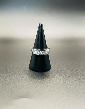 Sterling zilveren ring – maat 16.5 – met Zirkonia beschikbaar voor biedingen