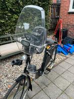 Yepp kinderstoeltje met windscherm, Fietsen en Brommers, Fietsaccessoires | Fietsstoeltjes, Ophalen, Gebruikt, Voorzitje, Yepp