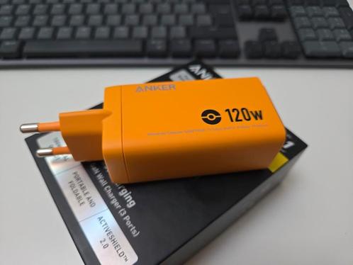 Zeldzame Anker 737 GaN Oplader Raichu, Telecommunicatie, Mobiele telefoons | Telefoon-opladers, Zo goed als nieuw, Apple iPhone