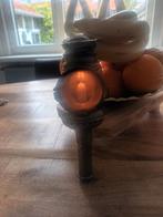 Antiek fietslamp met kaars  verlichting, Antiek en Kunst, Antiek | Lampen, Ophalen of Verzenden