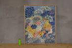 schilderij bloemen gesigneerd  olieverf op doek, Antiek en Kunst, Kunst | Schilderijen | Modern, Ophalen of Verzenden