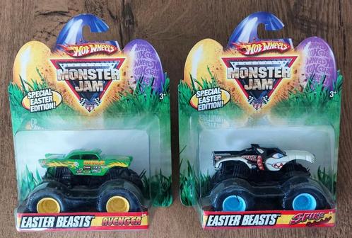 Hot Wheels Monster Jam 2x Pasen Special Edition 1/64, Hobby en Vrije tijd, Modelauto's | Overige schalen, Nieuw, Auto, Ophalen of Verzenden