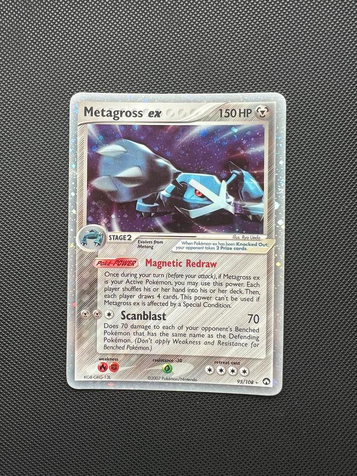 Metagross ex 95/108 Power Keepers, Hobby en Vrije tijd, Verzamelkaartspellen | Pokémon, Gebruikt, Losse kaart, Foil, Ophalen of Verzenden