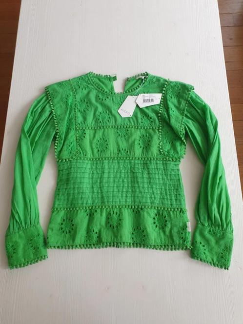 Nieuw AI&KO 152 broderie blouse top kanten kant, Kinderen en Baby's, Kinderkleding | Maat 152, Nieuw, Meisje, Overhemd of Blouse