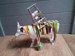 cow parade koe met verf ladder groot Muuu Traviesa Large, Antiek en Kunst, Kunst | Designobjecten, Ophalen of Verzenden