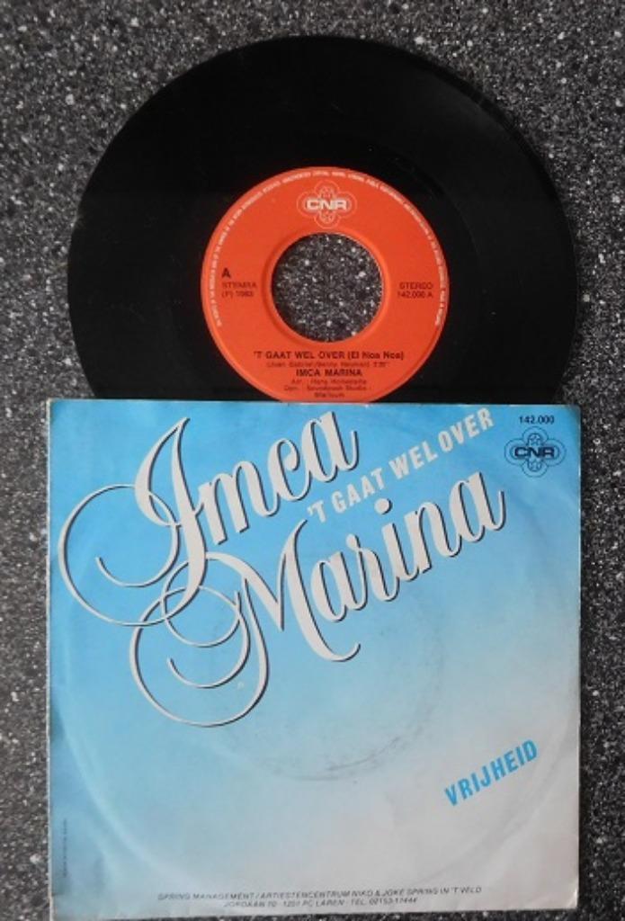 Imca Marina - 't gaat wel over (vanaf € 1,50), Cd's en Dvd's, Vinyl | Nederlandstalig, Zo goed als nieuw, Levenslied of Smartlap