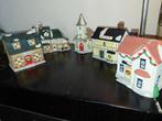 Kersthuisjes 5x, Diversen, Ophalen of Verzenden, Gebruikt