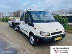 Ford Transit 350L 2.4TDdi BE combinatie I nieuwe apk I, Auto's, Bestelauto's, Keurmerk '100% Onderhouden', Gebruikt, Zwart, 4 cilinders