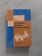 Statistical mechanics of financial markets Springer ed., Boeken, Studieboeken en Cursussen, Ophalen of Verzenden, Zo goed als nieuw