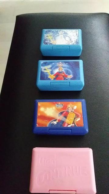 Prince Lu koek bakjes /doosjes + Tarzan bidon/ drinkbekers beschikbaar voor biedingen
