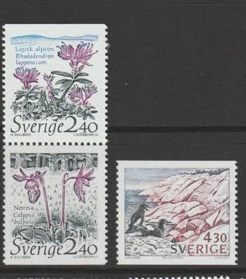 TSS Kavel 1120089 Zweden pf minr 1566-1568 flora fauna beschikbaar voor biedingen
