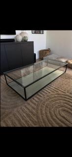 Glazen Salontafel Westwing krasvrij, Huis en Inrichting, 100 tot 150 cm, Ophalen of Verzenden, Minder dan 50 cm, Rechthoekig