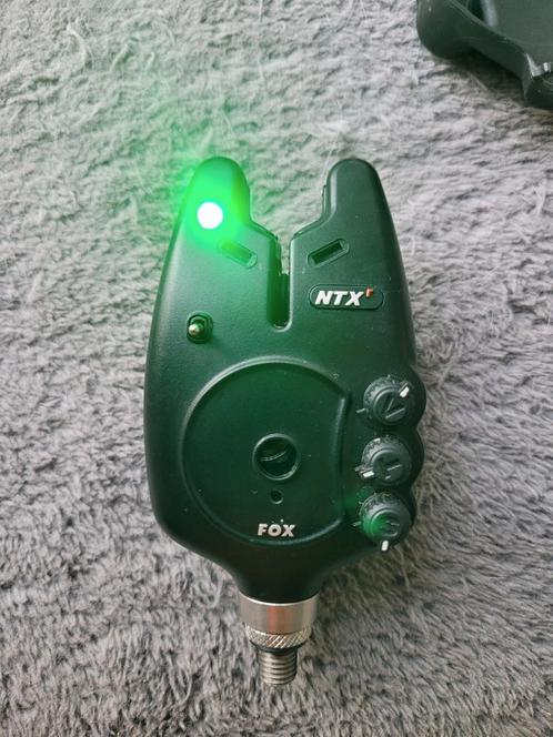 Fox ntxr Ntx-r beetmelders inclusief case. 2017 uitgebracht, Watersport en Boten, Hengelsport | Karpervissen, Zo goed als nieuw