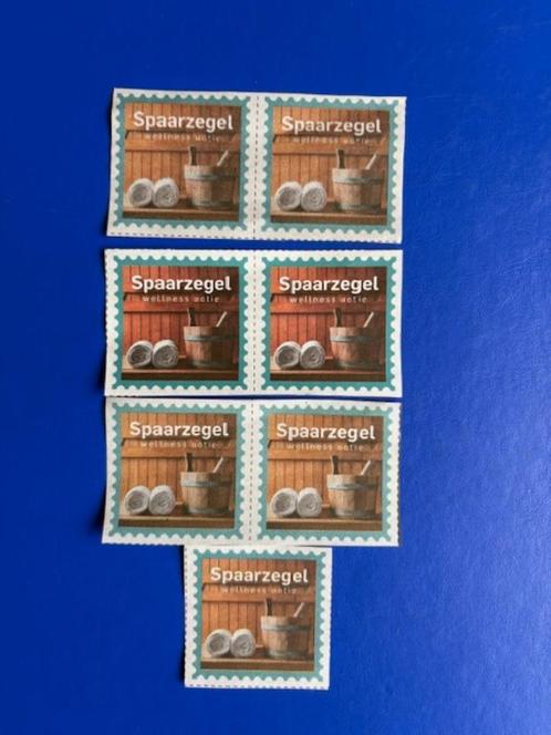 7 spaarzegels voor een dagje wellness., Hobby en Vrije tijd, Spaarzegeltjes, Zegels, Bonnen of Punten, Overige soorten, Ophalen of Verzenden